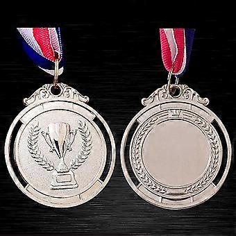 Marathon Gold Medal Silver Medal Trophy Medal Winner Reward Encouragement Badge Badge Outdoor Competition Award