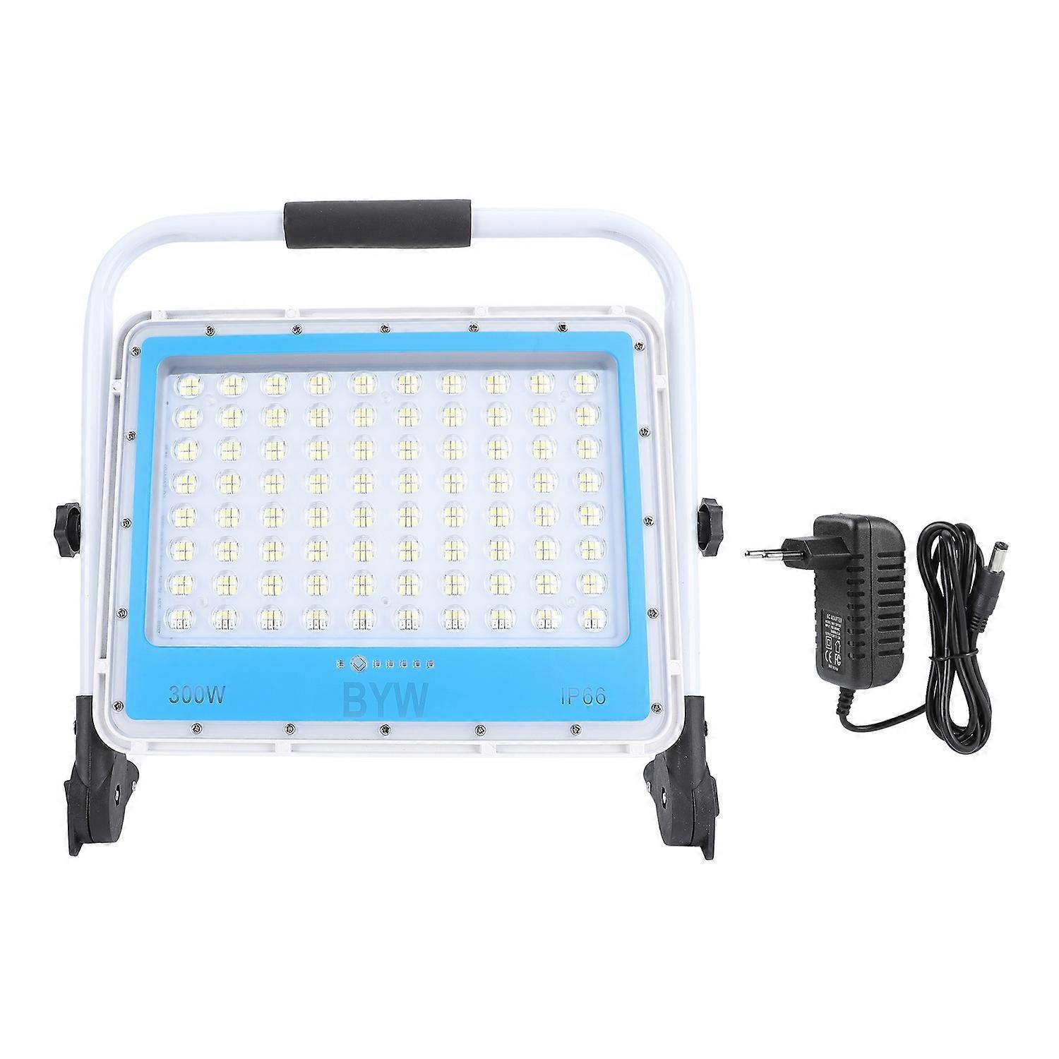 LED Work Light 480LEDs 40000LM 6000K 300W IP66 Water Proof Adjustable Stand LED Flood Light for Site