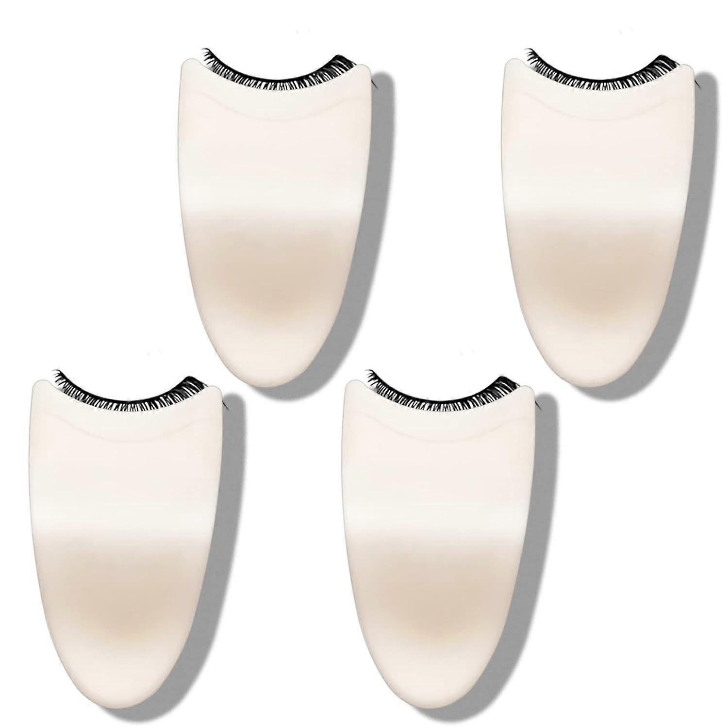 4Pcs False Eyelash Applicator Tool Lash Buddy Tool for Beginners Easy Eye Lash Holder Tweezers Plastic Portable Remover Clip