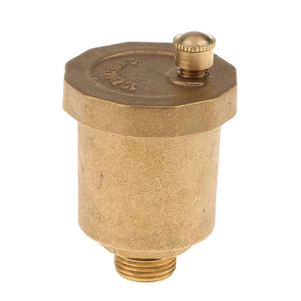 3/8'' BRASS AUTOMATIC AUTO BOTTLE AIR VENT COMPRESSION VALVE #1