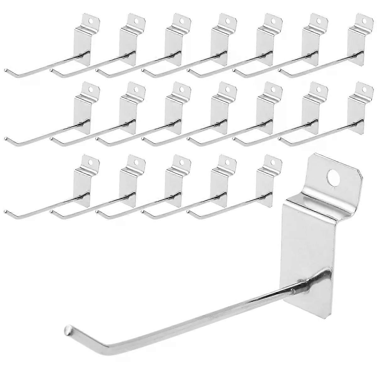 20Pcs Slatwall Hooks Retail Store Hook Panel Hooks Display Hook Hooks Multi Purpose Hooks Home Storage ganization Wall