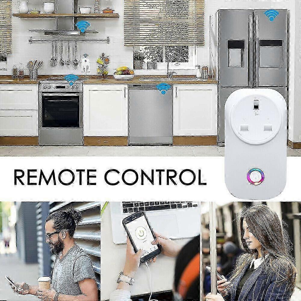 Smart Wifi Plugs Socket Outlet Remote Control compatible  Alexa compatible High quality