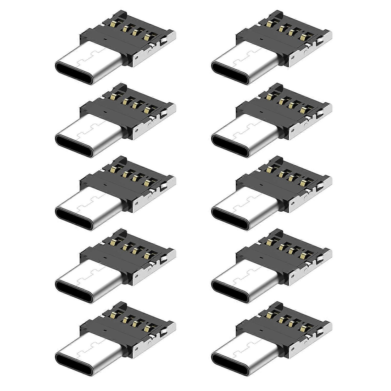 Adapter USB na Type-C, 1/5/10 sztuk / zestaw, Type-C męski na żeński Type-A konwerter danych Type-C do telefonu