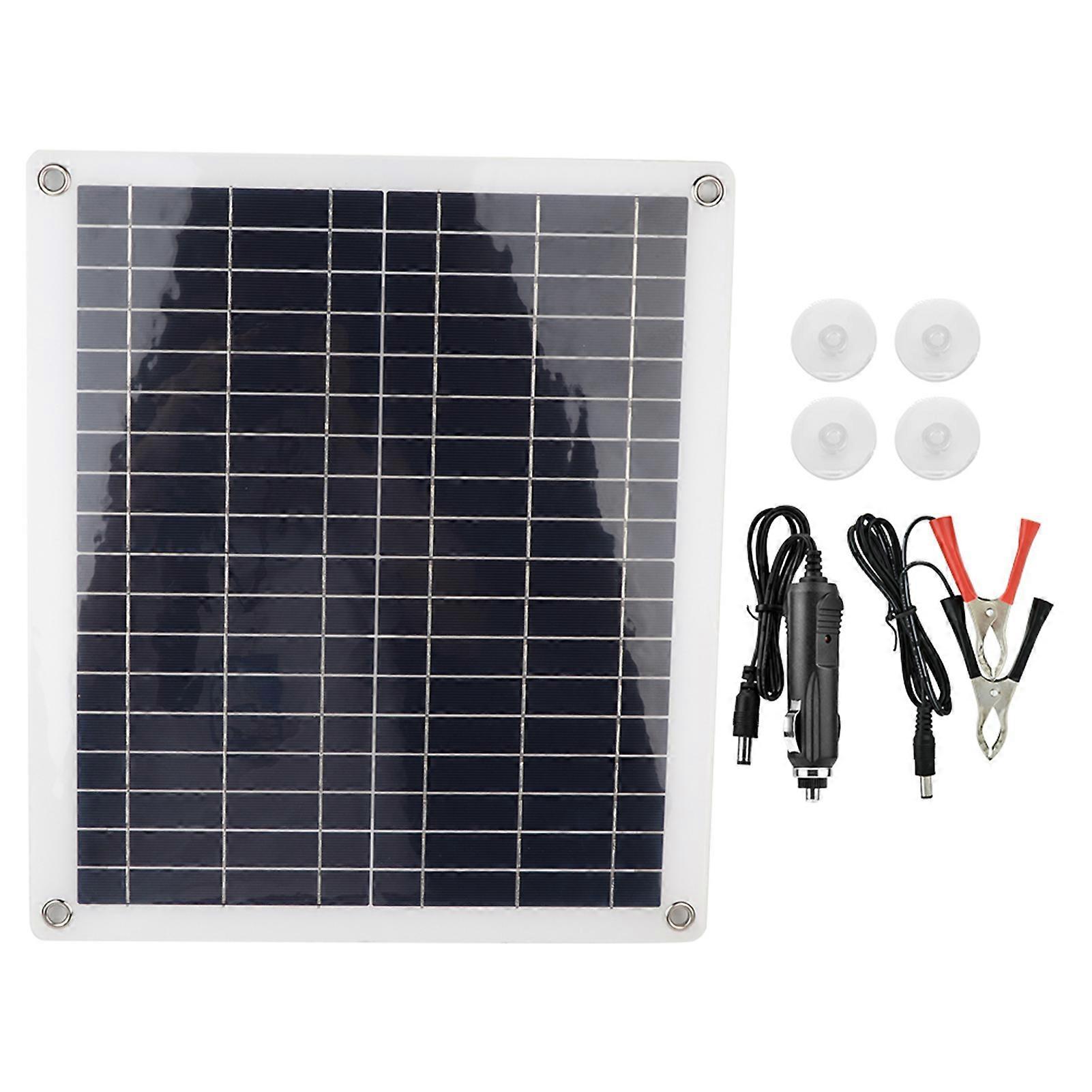 20W Flexible Polycrystalline Solar Panel - High Efficiency, Lightweight, Eco-Friendly Power