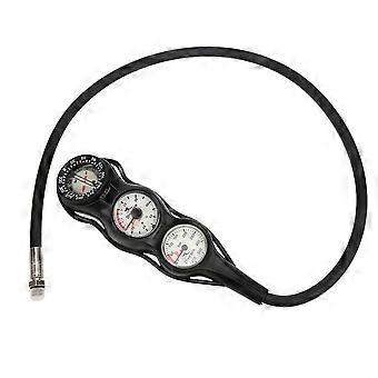 GG-997 TPR Professional Guter Lichteffekt Ergonomisches Messgerät Tiefenmesser Kompass Tauchen Tauchen Druck Zubehör