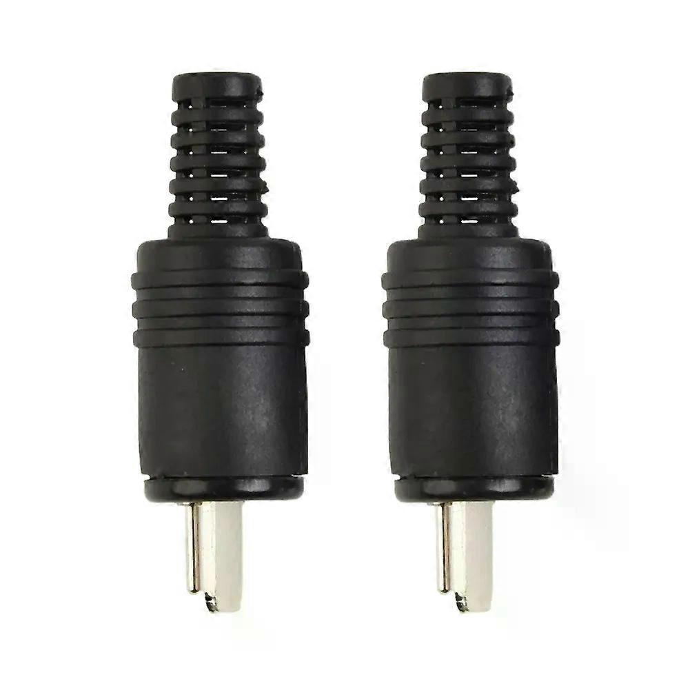 Dual Pin Number 2 Pin DIN Hi Fi Speaker Plug Cable Audio Connector High Quality Materials with Screw Connections