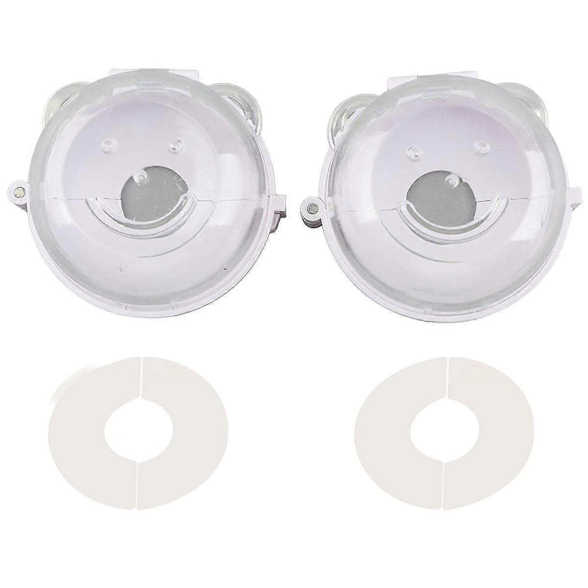 2-Piece Childrens Safety Lock Covers for Gas Stove Knobs