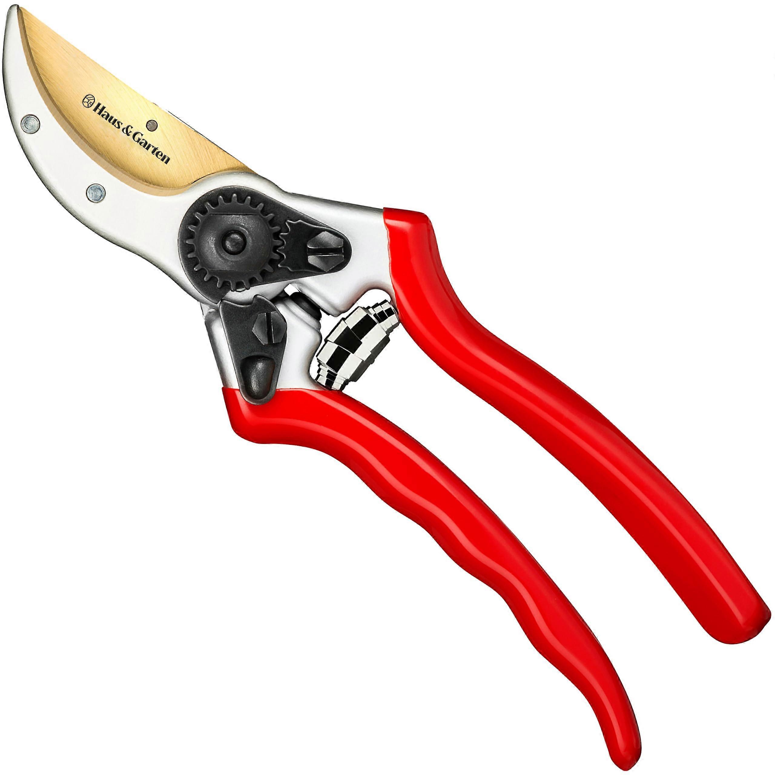 Professional Premium Titanium Bypass Pruning Shears Gardening Clippers 8.5"