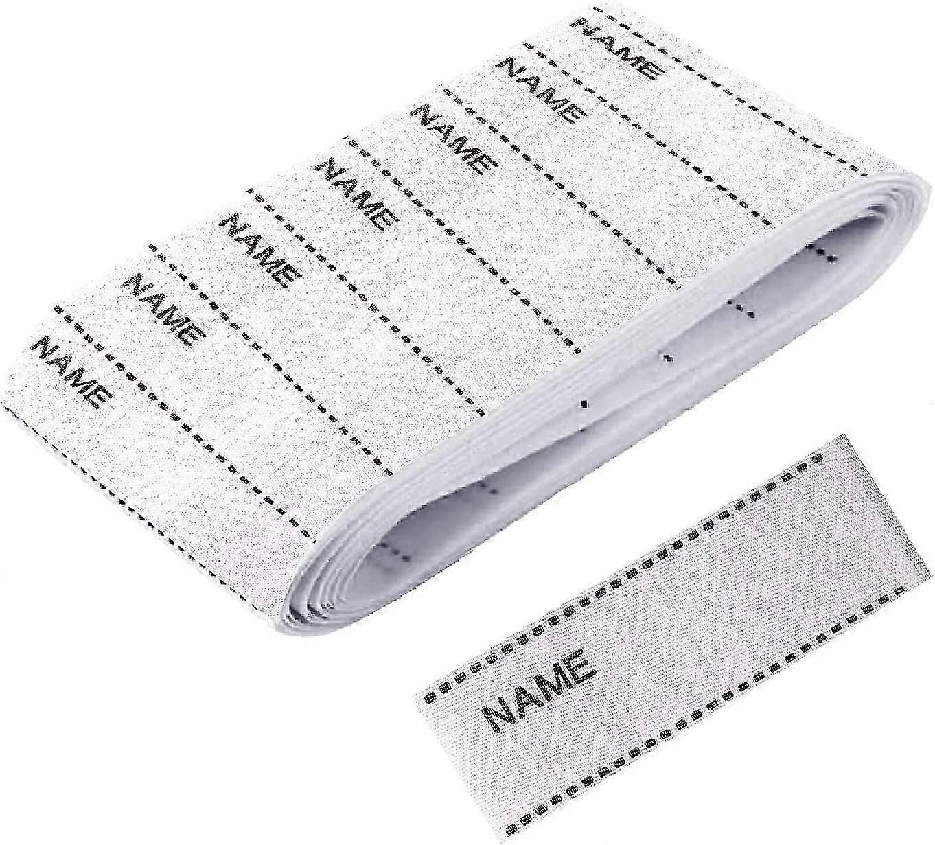 100 Pcs Name Tags, Iron On Name Labels For Clothes Washable Name Tapes Name Tags