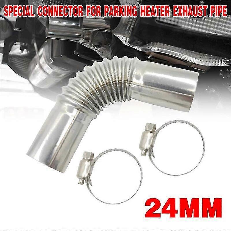 24 مللي متر الكوع الأنابيب الديزل وقوف السيارات سخان العادم أنبوب العادم موصل ل Eberspacher لسخان قارب الديزل Webasto جديد 2022 ~ 16847