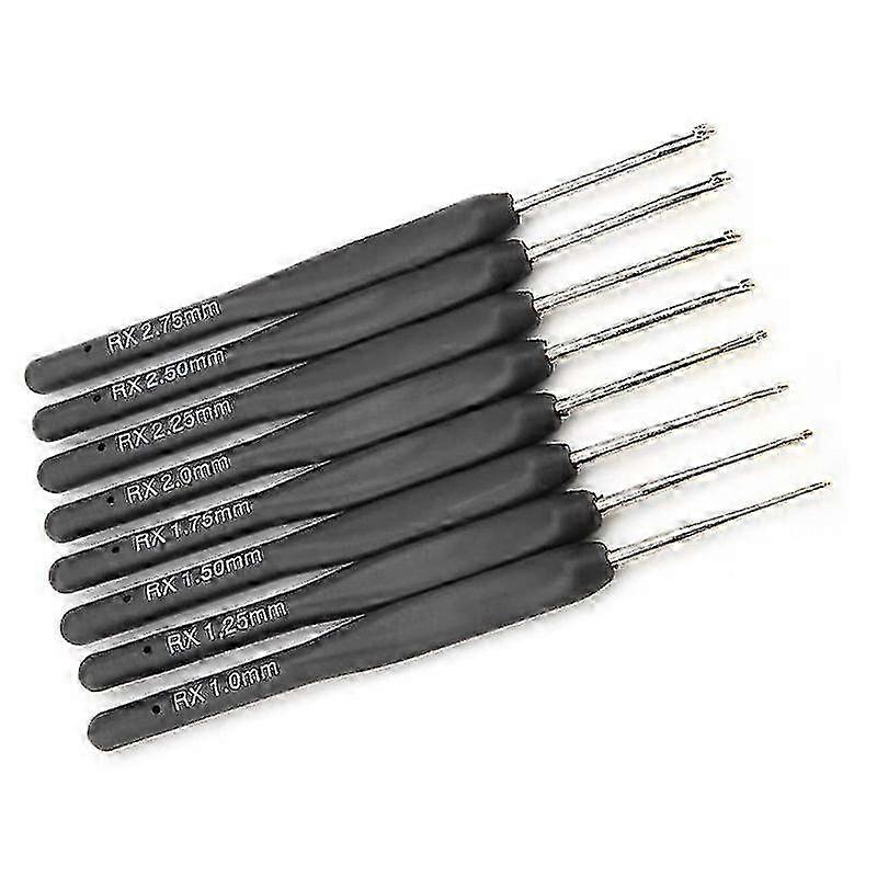 JiaWei Jinyi Crochet Hooks Set, Hooks Resin Crochet Hooks Kit Alloy Hook Set Knitting Weave Craft For Hand Sewing Lace Doilie Y3J