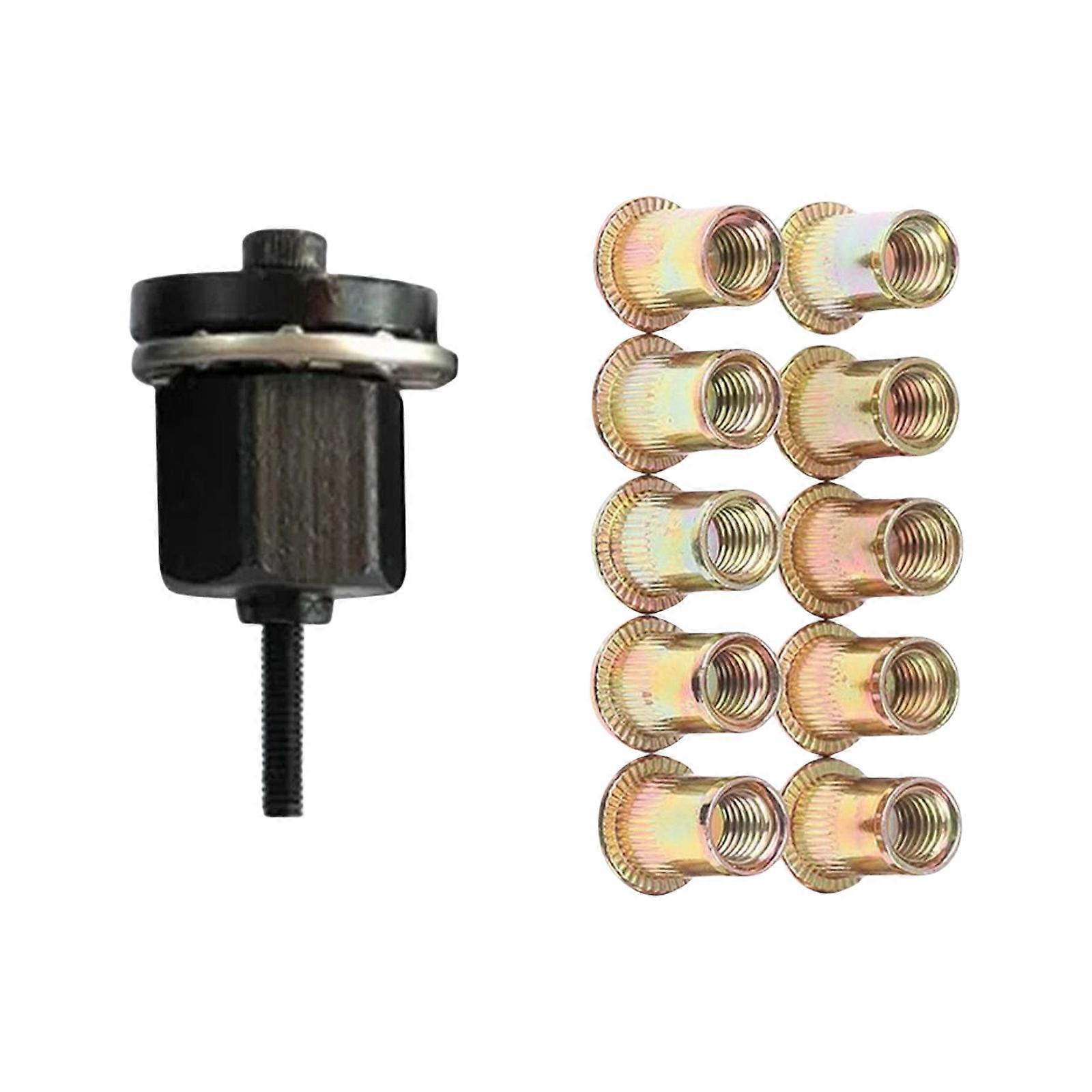 Easy Manual Rivets Nut Installation Tool Lightweight Ergonomic Hand Rivets Nut Setter Simple to Operate for DIY & Repairs
