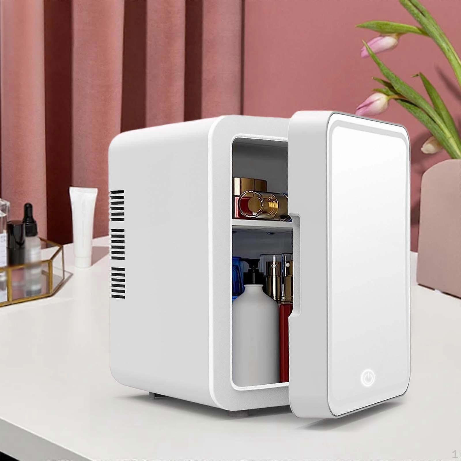 Mini Fridge 4L Multifunction Food Portable Cooling for Home Dorm Room Office White