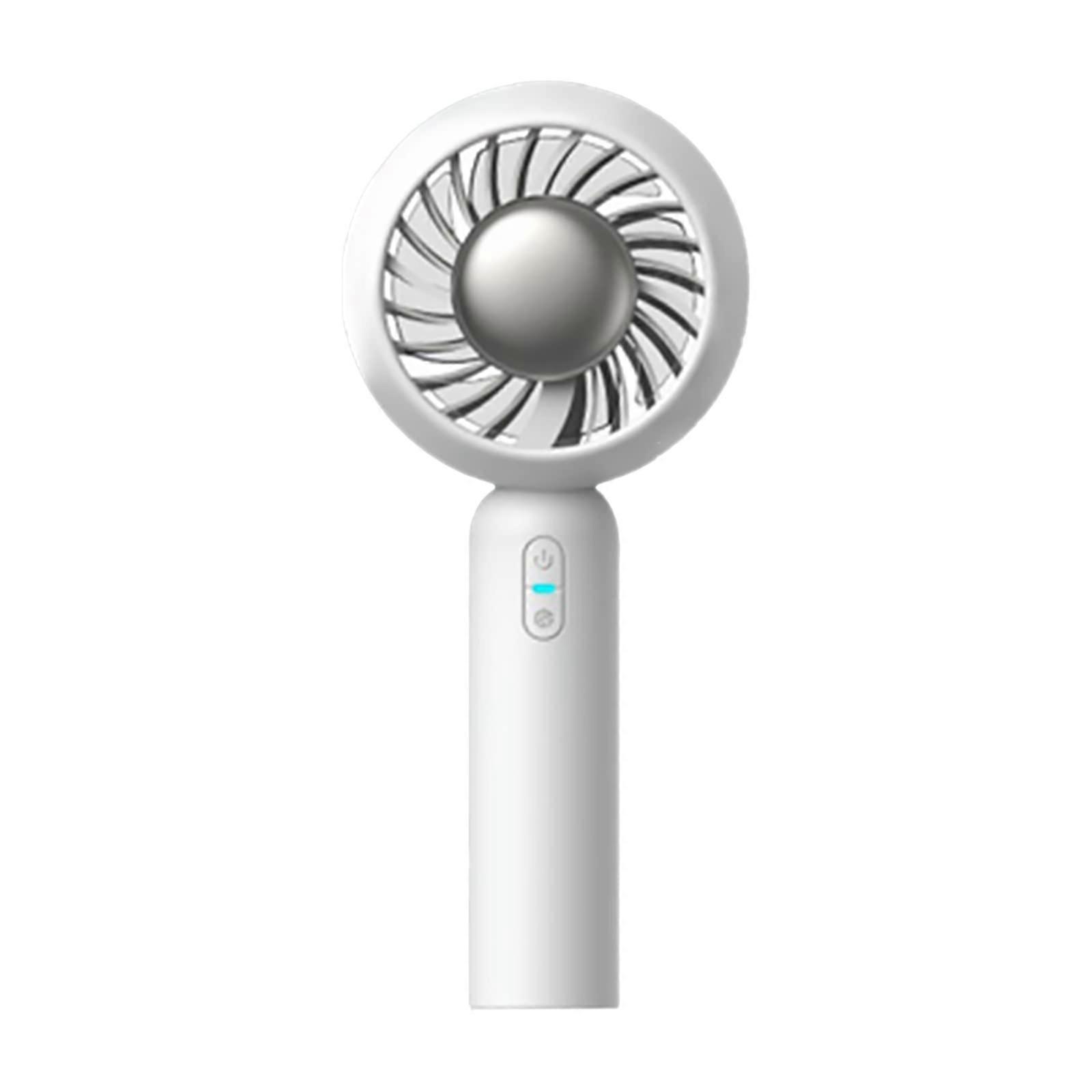 Handheld Fan USB Rechargeable Mini Fan with 3 Speed Settings Low Noise Portable Cooling Personal Fan