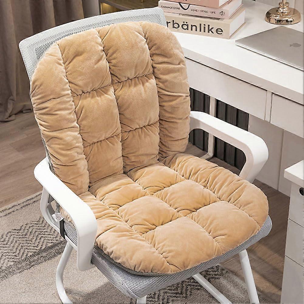 Soft pillow khaki for office, car, home and dining room with high rear support