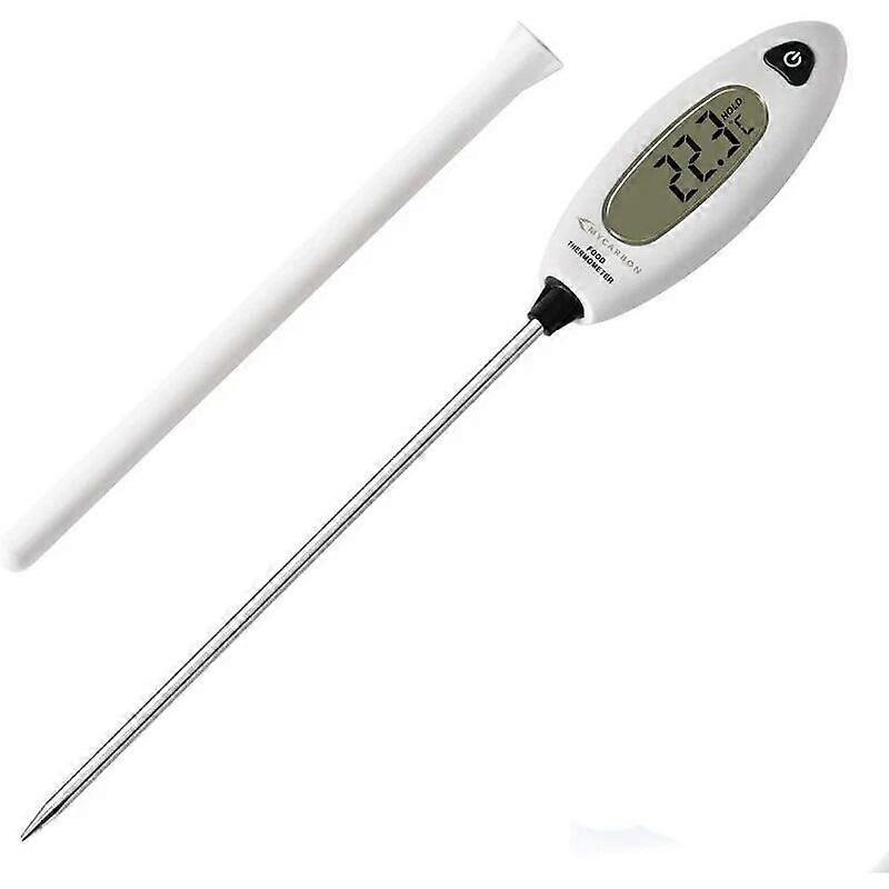 Digital Cooking Thermometer with Long Probe and Instant LCD Display