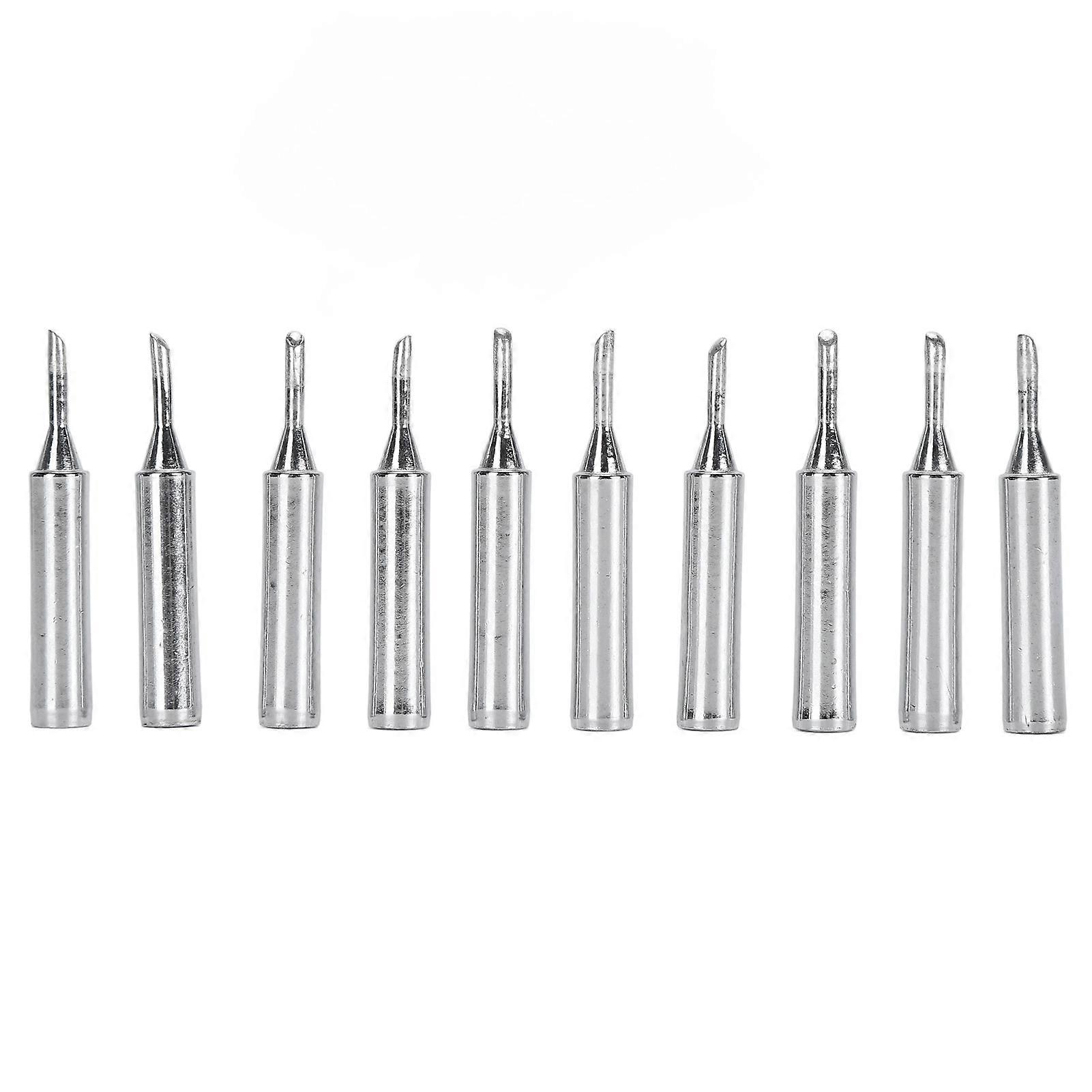 10PCS Set Solder Iron Welding Tips Accurate Multifunctional Thermal Solder Iron Replacement Tips