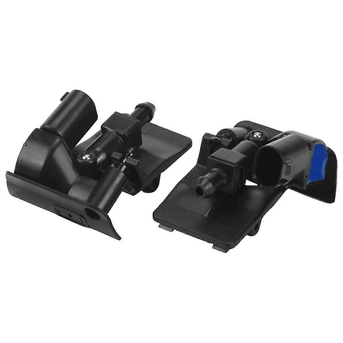 2X New Windshield Washer Sprayer Nozzle Windscreen Nozzle Jet 61667161469 for - X5 E70 2006 - 2010