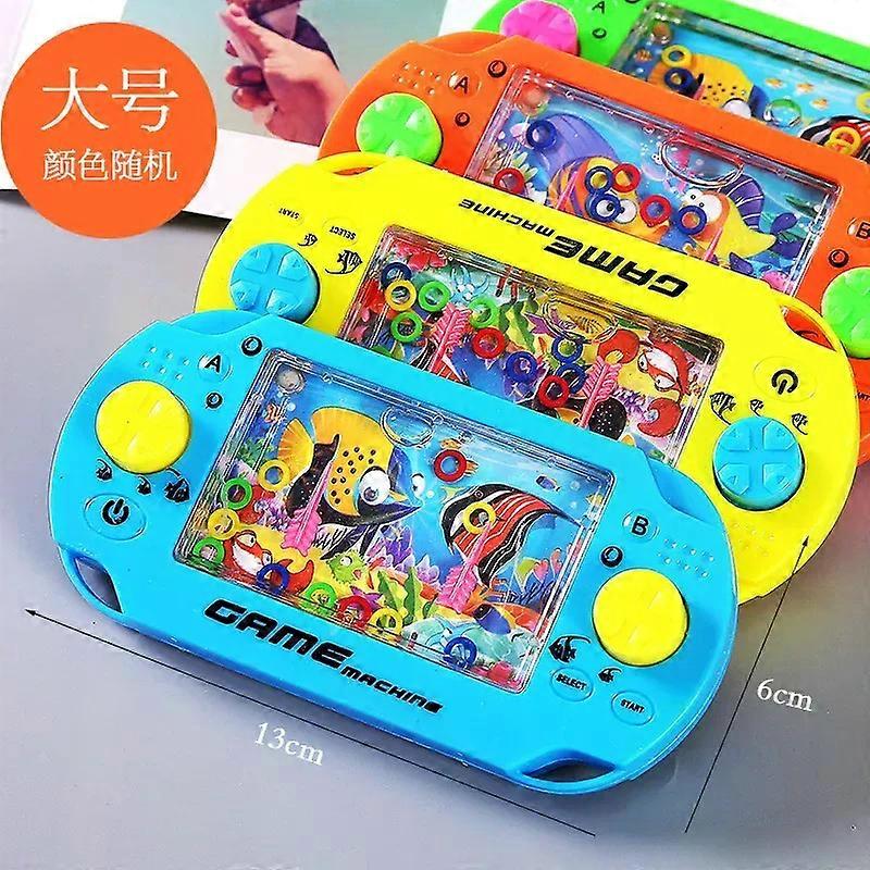 Handheld Game Console Water Set Circle Game Intellectual Toy Creative Cartoon Style Fun Party Games for Children Birthday Gift