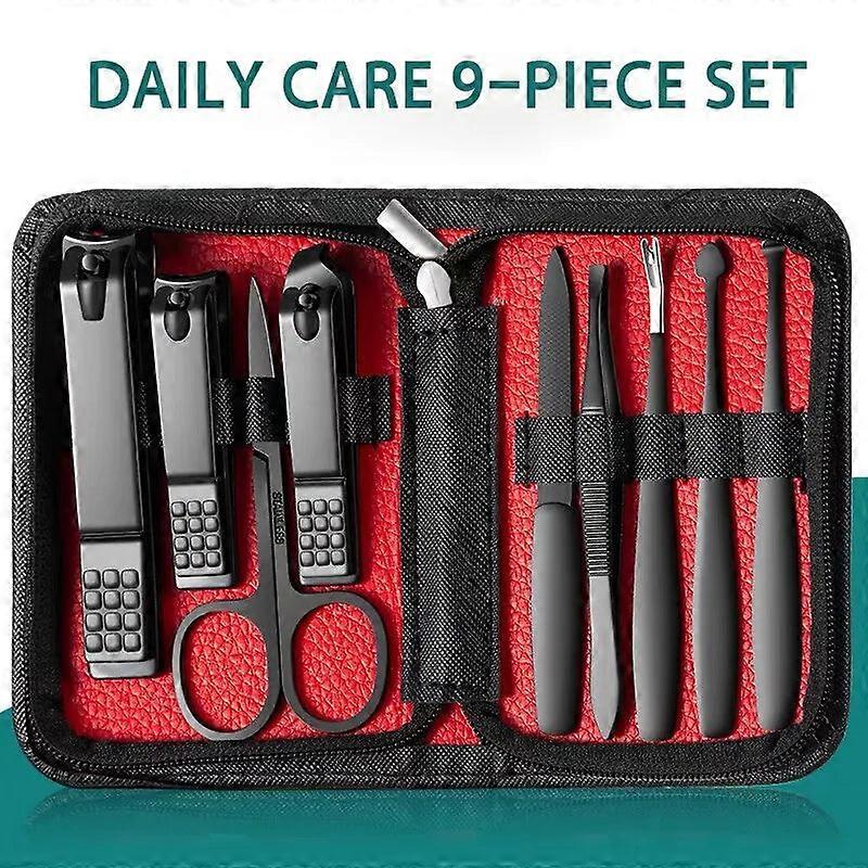Nail Clippers 9pcs Set High Grade