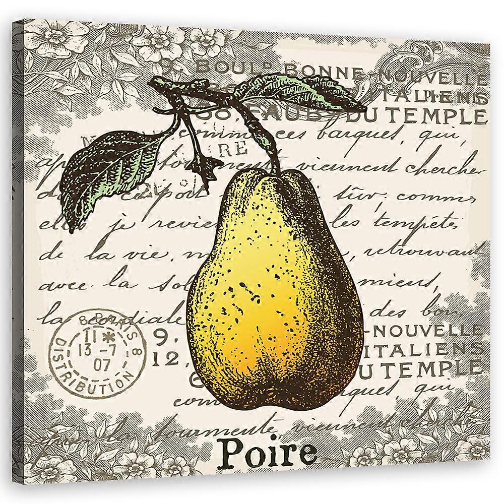 Lienzo, Pera vintage - 50x50