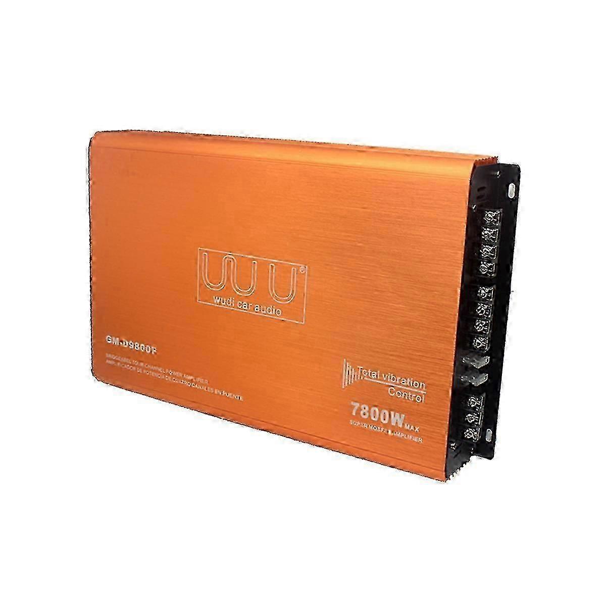 Car Audio Power Amplifier 12v 7800w 4 Channel Stereo Audio Adjustable Front And Rear Sound Field Ca Js