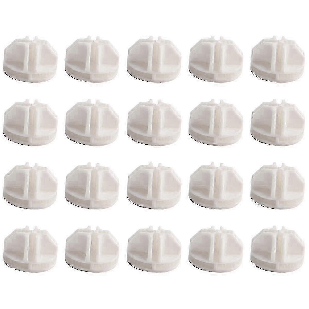 20個のグリッドキューブコネクタABSコネクタワイヤーキューブ収納棚用(ホワイト)