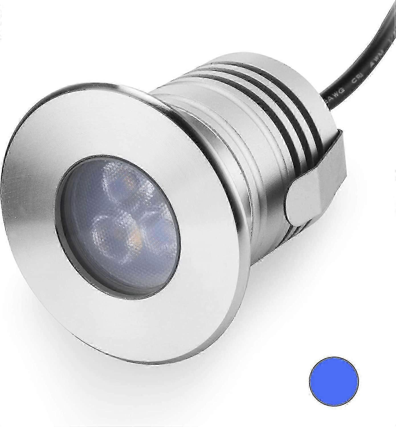 Υποβρύχια οδηγημένα φώτα λιμνών, 3w 12v-24v Dc Ip68 αδιάβροχα από ανοξείδωτο χάλυβα φώτα για τις εσωτερικές πισίνες, λίμνες, σιντριβάνια, σκαλοπάτια