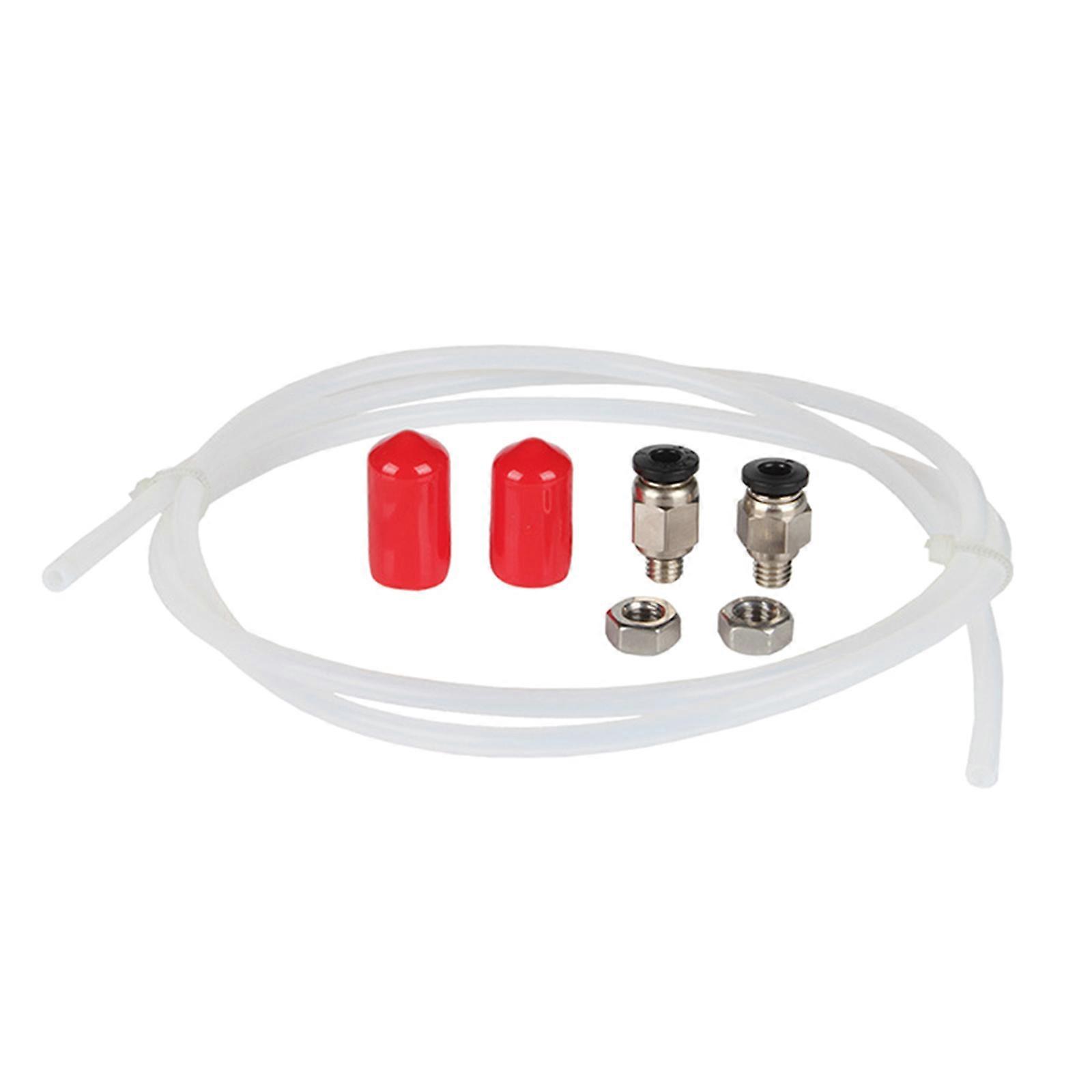 Complete Filaments Dryer Box Tubing Set for 3D Printers with Secure Quick Connects and Sealing Caps
