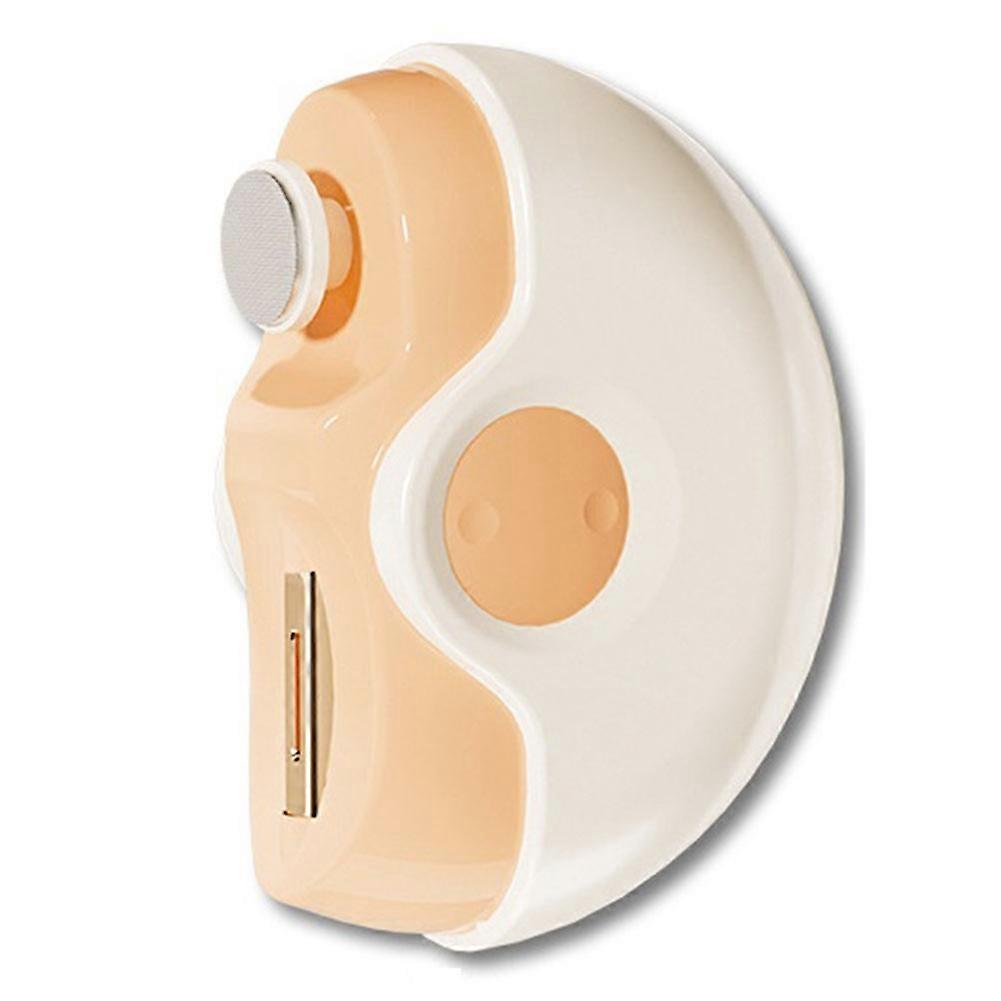 Coupe-ongles électrique 2 en 1, automatique et polisseuse, jaune