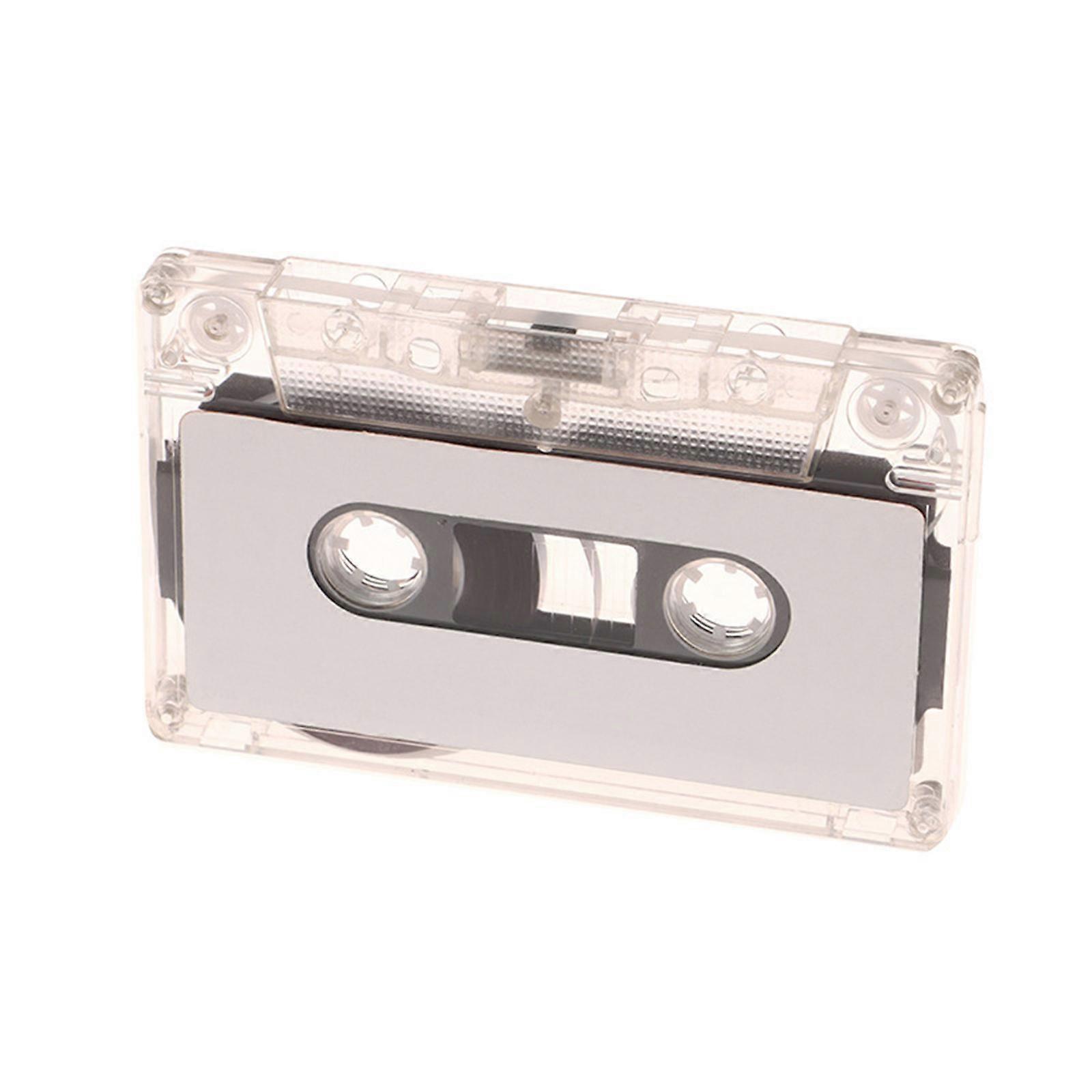 45 Minutes Cassette Tape Blank Cassette Tape for Recording Blank Sound Tape Clear Cassette Tape Empty Cassette Tape