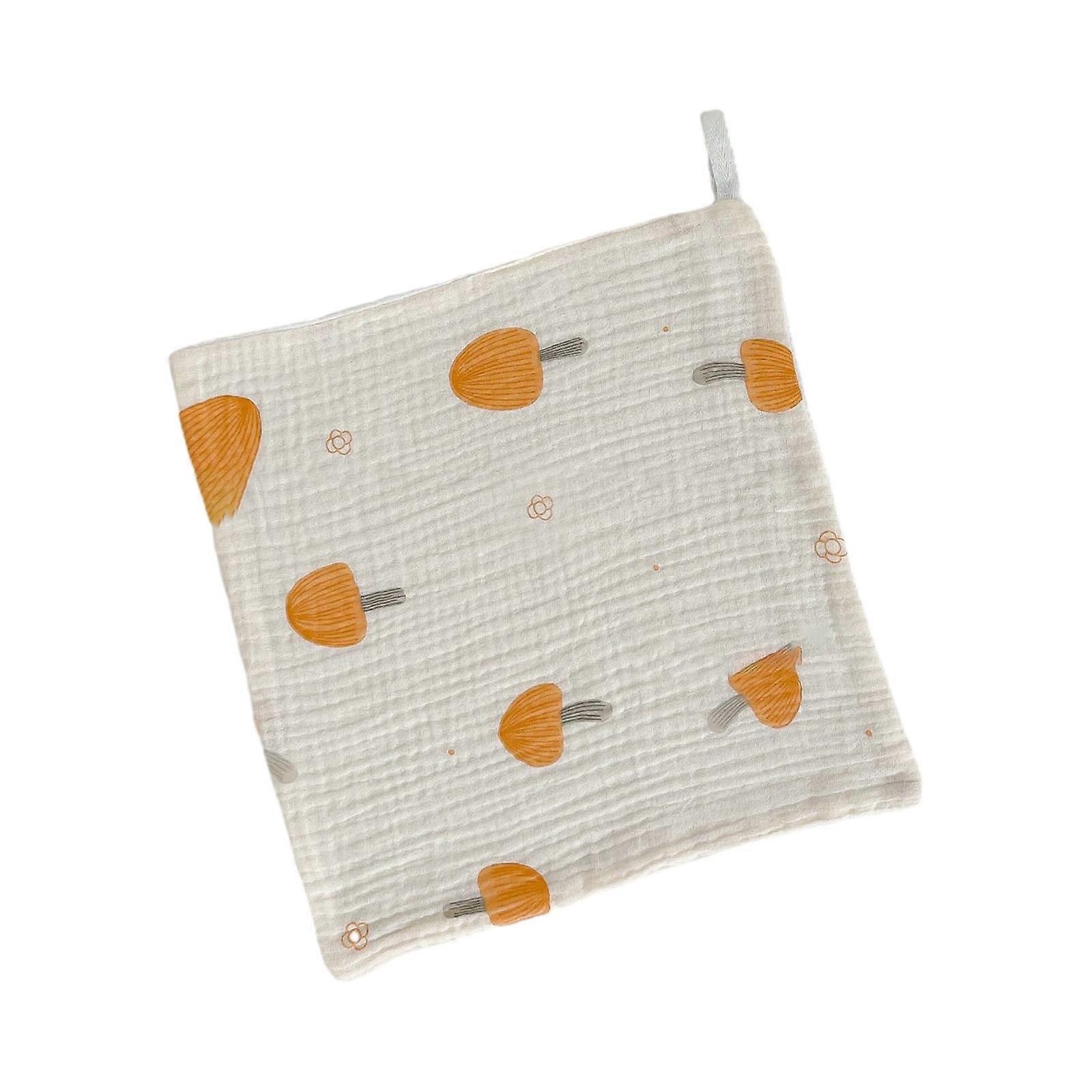 Dessin animé Motif Salive Serviette Bébé Serviette Nouveau-né Bébé Nourrisson Coton Essuyage Serviette MultiCouches Bavoirs d’Alimentation Bébé 25x25cm