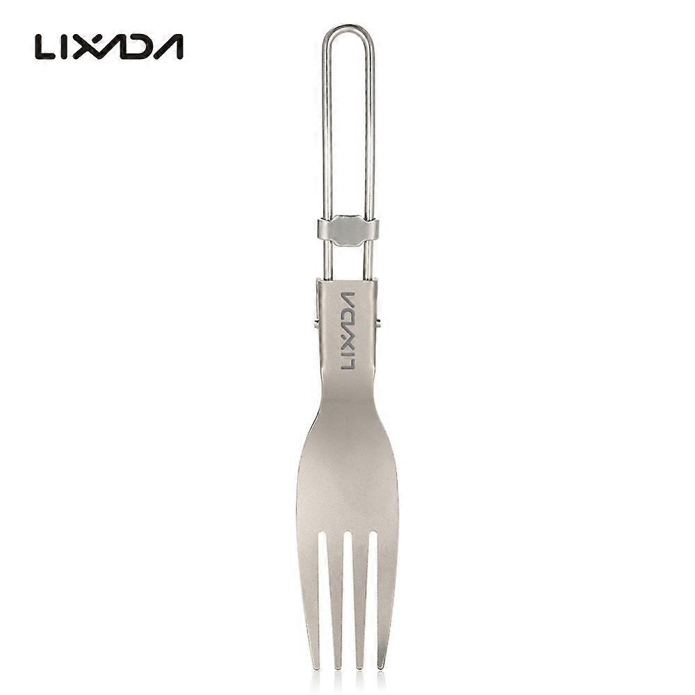 Titanium Folding Fork Ultralight 6.5" Outdoor Camping Flatware