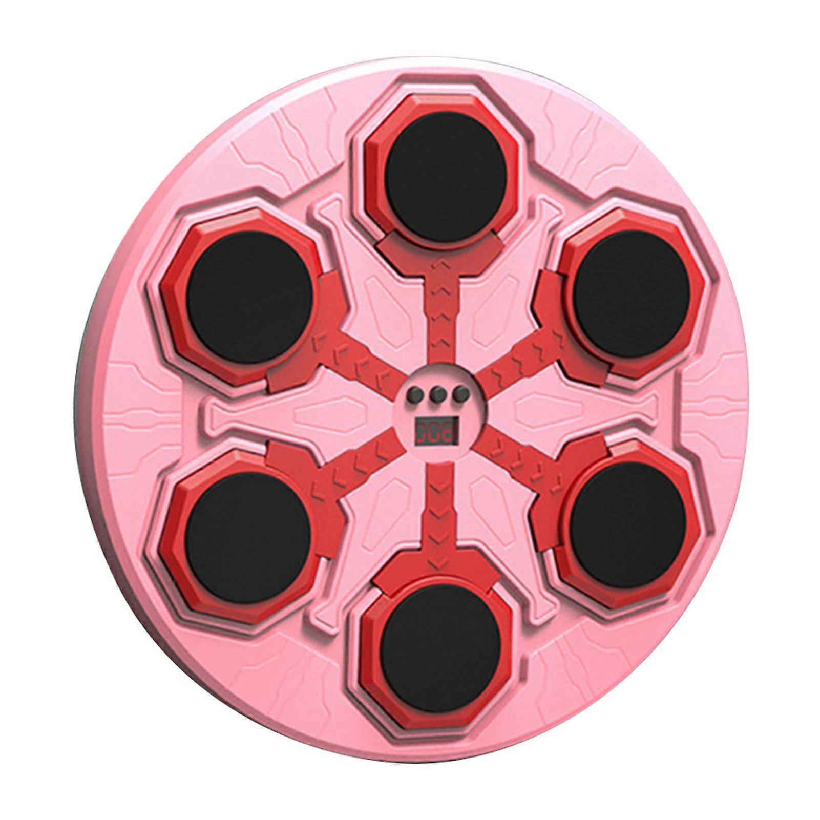 מכונת אגרוף מוזיקה חכמה צמודת קיר עם נורות LED BT לאימון ביתי