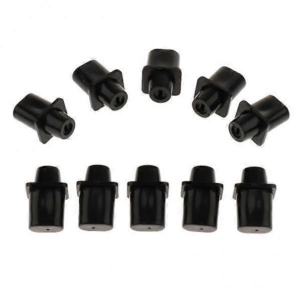 6x10 Pieces Toggle Switch Tips Knobs Cap for Electric Guitar Black