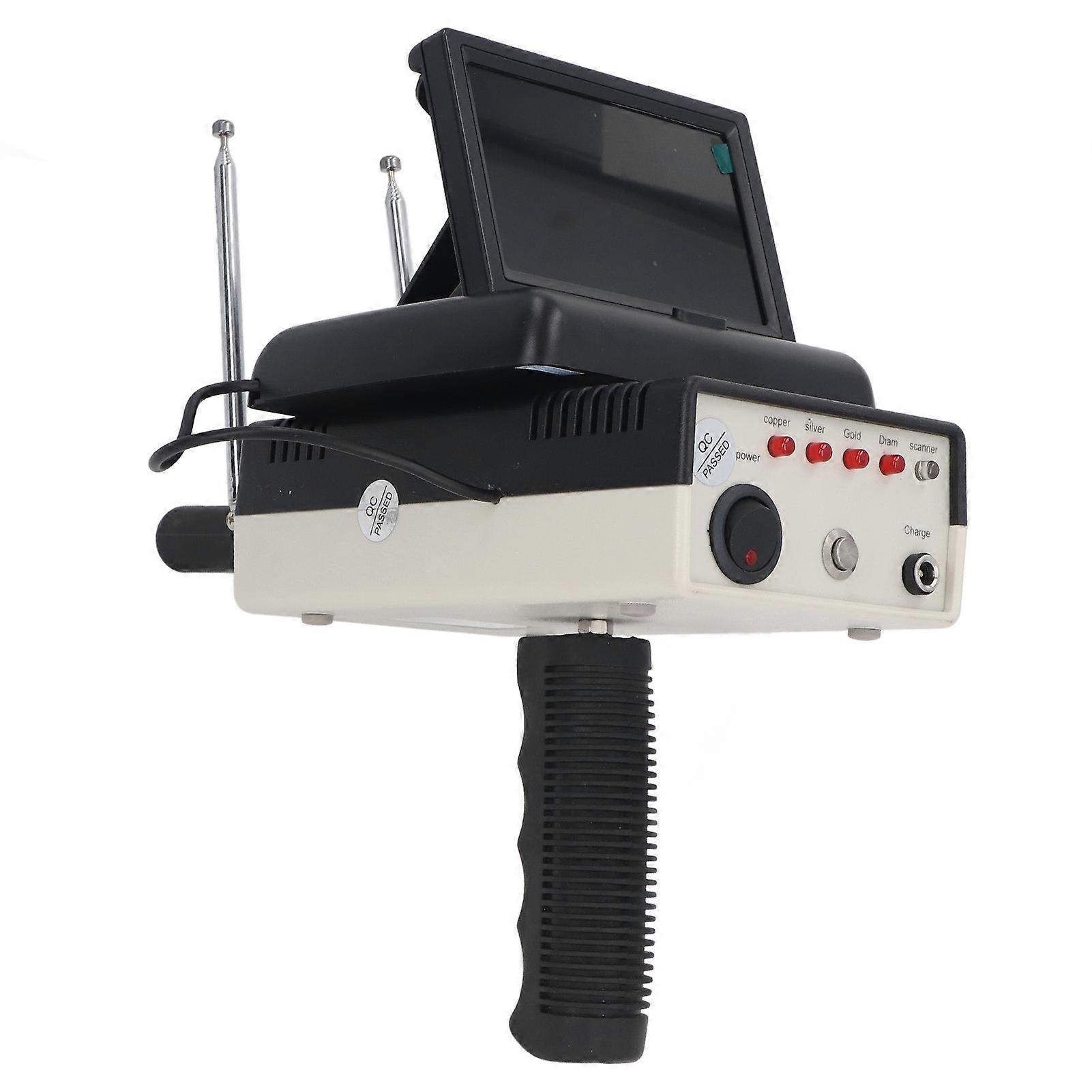 金属探测器 1500m 范围 30m 深度地下金属扫描仪，带金银铜石 100-240V 美式插头语音报警