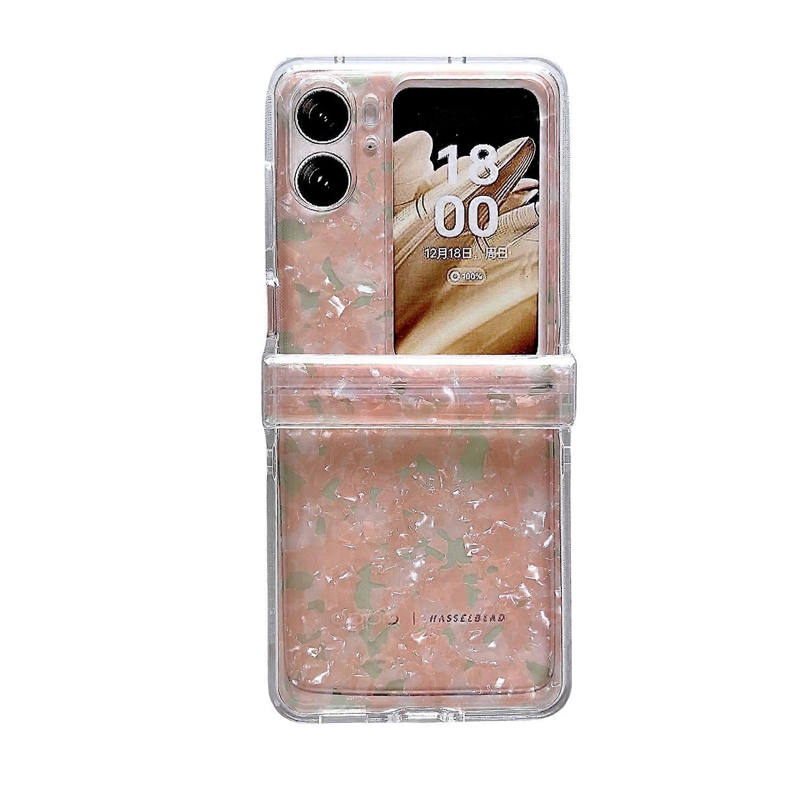 Three-piece Set Pearlescent Shell Texture Phone Case