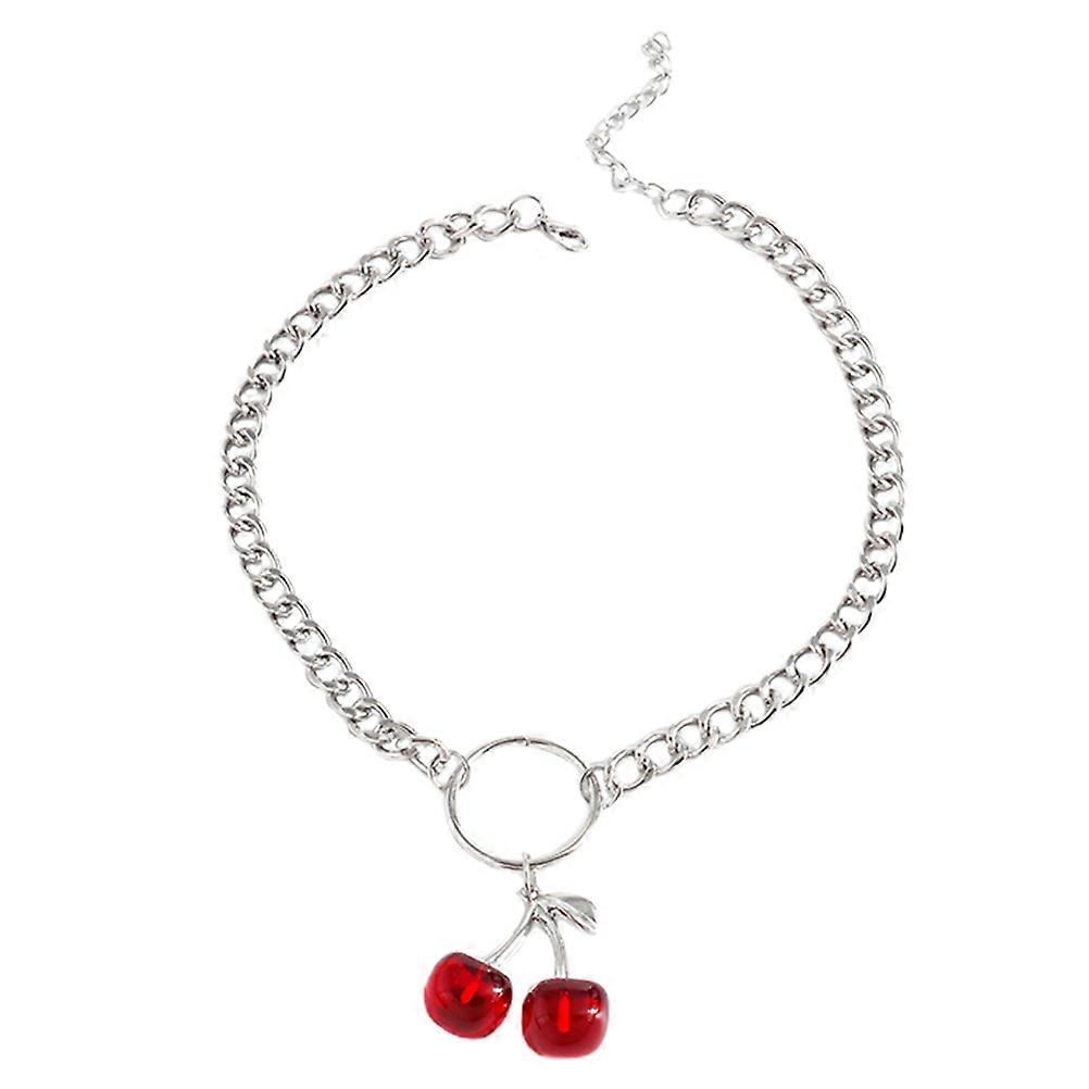 Cherry Inspired Necklace, Alloy for Impressive