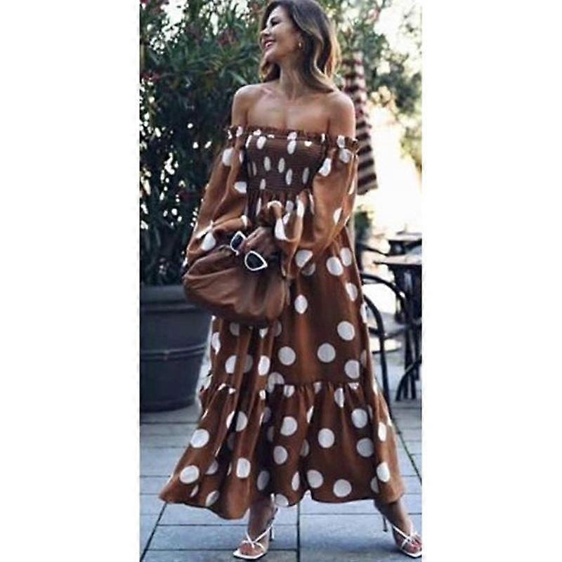 Women's Summer Halter Wrap Long Sleeve Long Dresses