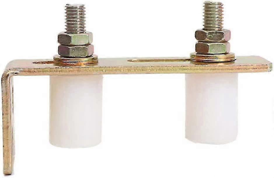 Adjustable Nylon Double Roller Slide Guide Post Support 14.5x6cm