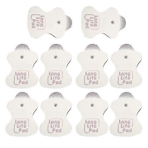 10x electrode replacement for Omron Massagers Long Life Pad 10 pcs