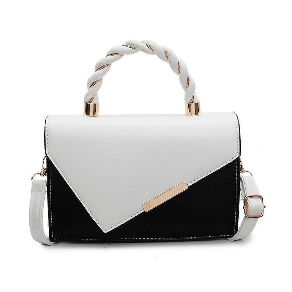 Color-blocking Hand-held Small Square Bag 2025 New Simple Women's Bag