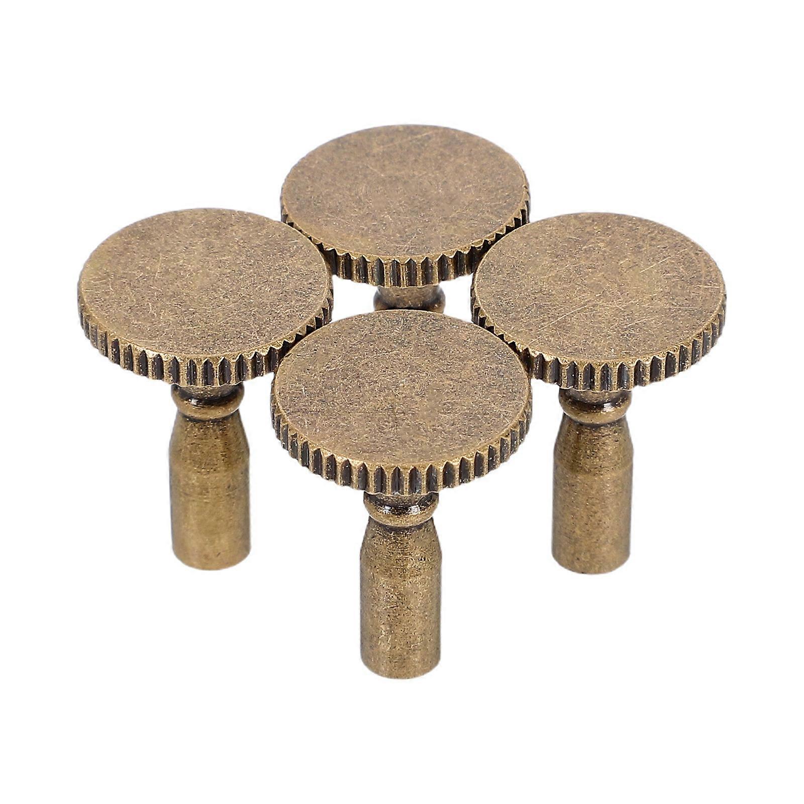 Switch Knob Replacement Metal Lamp Switch Turner For Home Lighting Light Brown 4Set