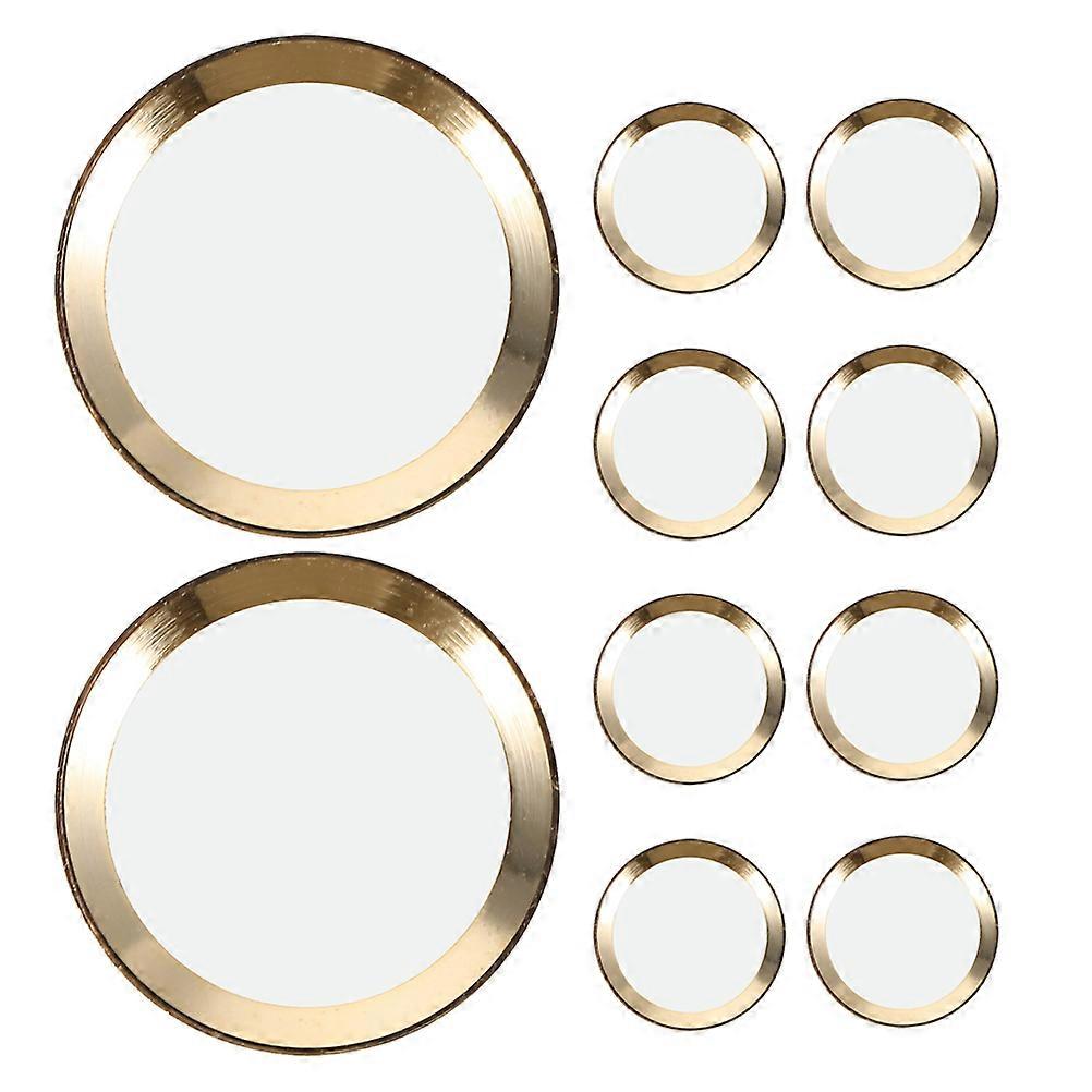 Cell Phone Button Decals Home Button Stickers 1.00X1.00X0.10CM 10Set