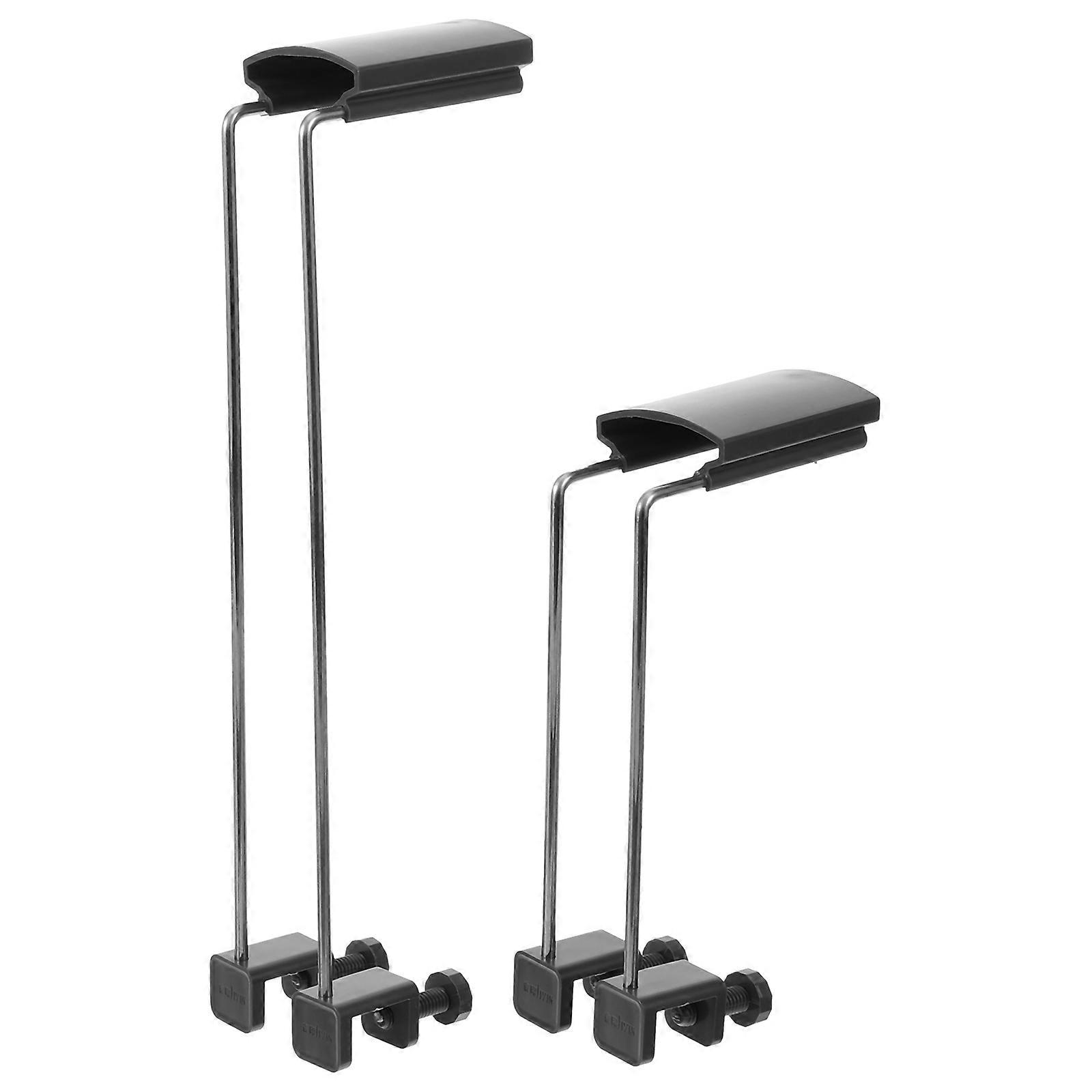 Aquarium Light Support Fish Tank Light Bracket Adjustable Height Assorted Color Plastic 2Pcs
