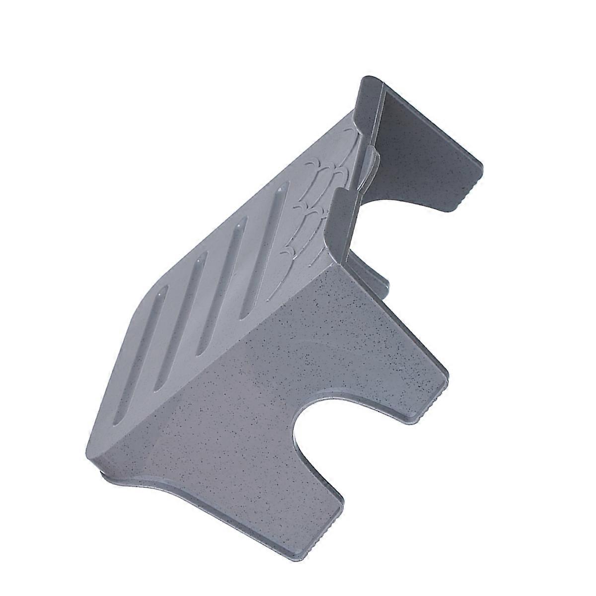 Shoe Storage Organizer Nonslip Shoes Storage Rack Grey For Home Use Angled Design Space Saving 1Set