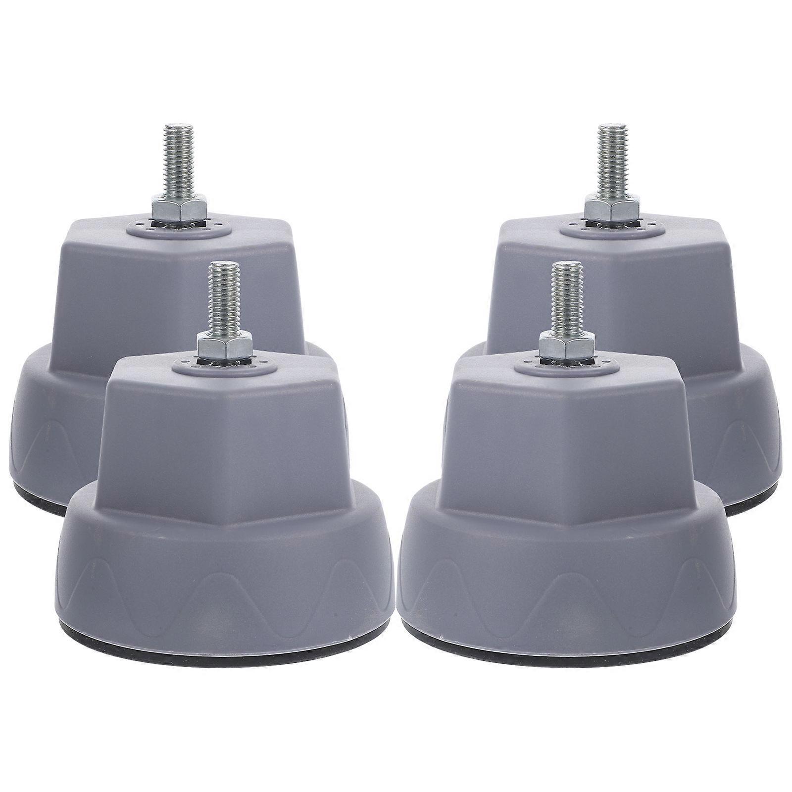 Washing Machine Anti-Vibration Pads Noise Reduction Grey 4Pcs