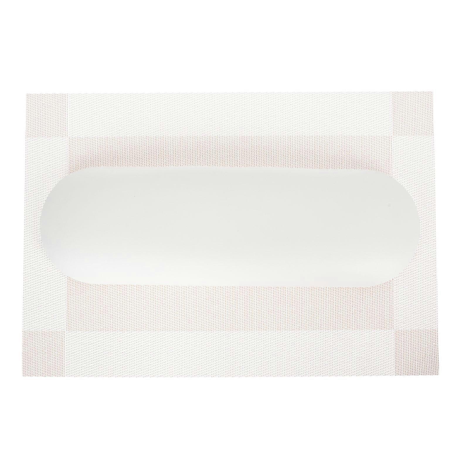 Manicure Hand Pillow Manicure Holder Professional Nail Shop Use 40x12cm White Minimalist Style 1 Set