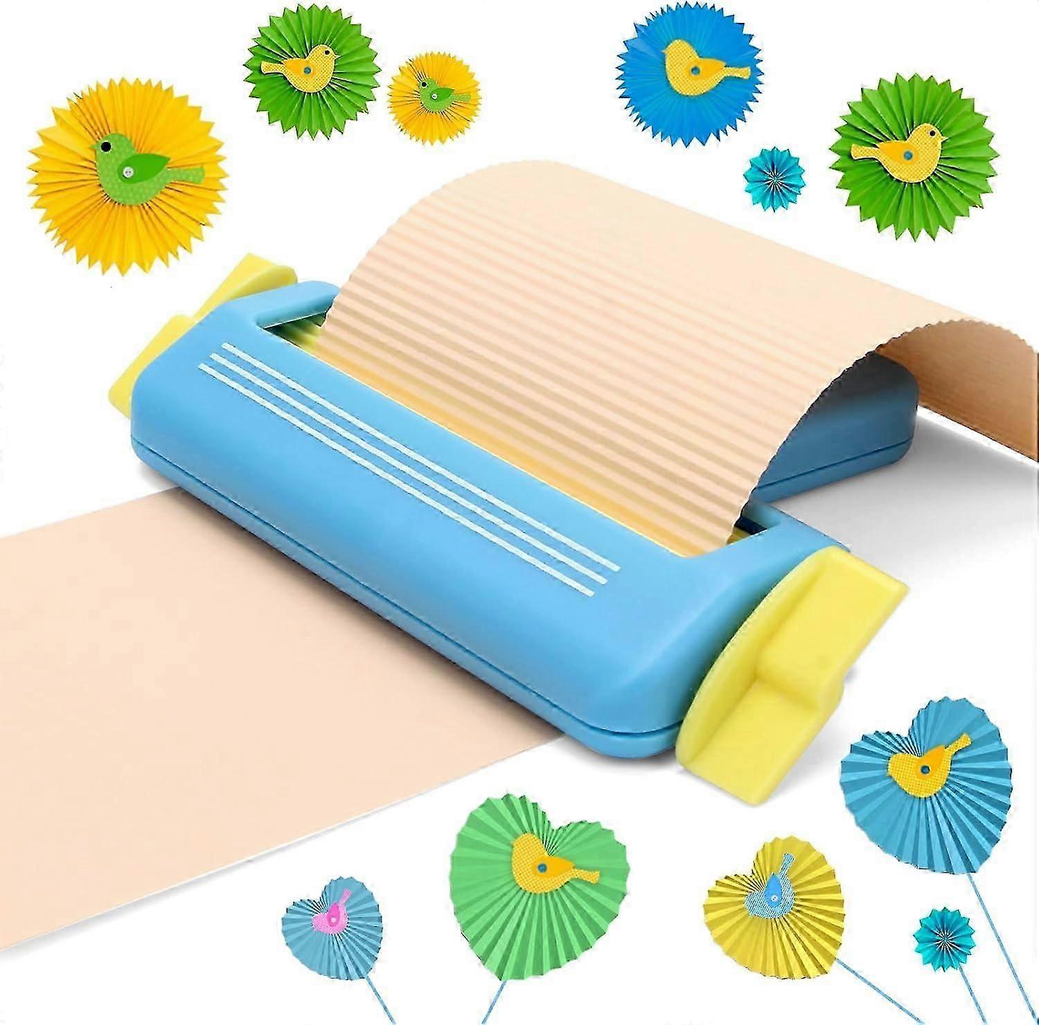 Paper Crimper for Crafts, AngleKai Paper Crimper Tool Craft Paper Crimper Tool for Making Wave Shaper Paper Crimper for DIY Arts Crafts