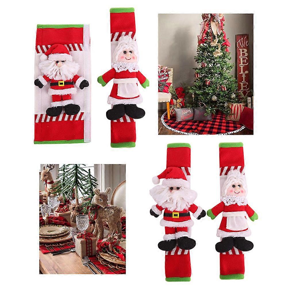 Kitchen Gloves Christmas Design Rectangular Handles 1 Pair